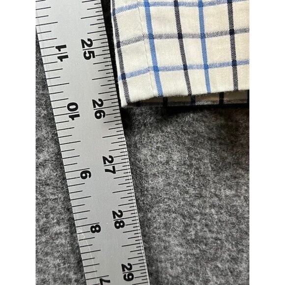 Ralph Lauren Pants Women's Size 16 White and Blue/Black Gingham Plaid Checkered - Picture 5 of 6